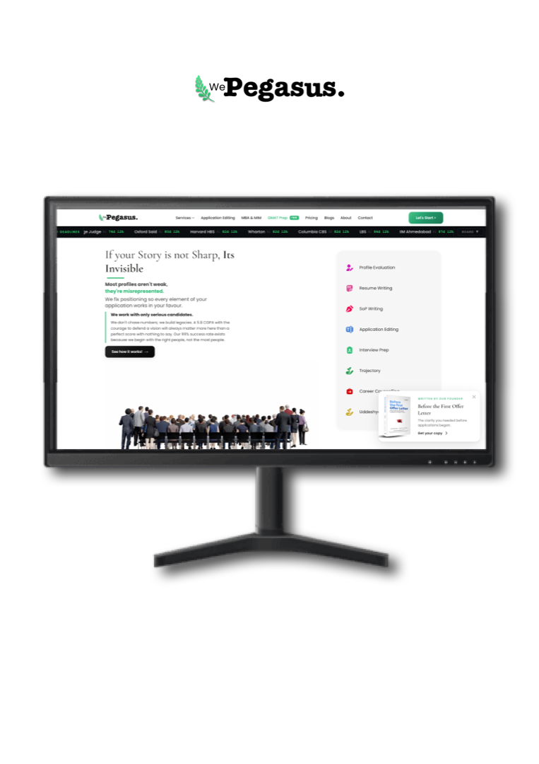 WePegasus website homepage